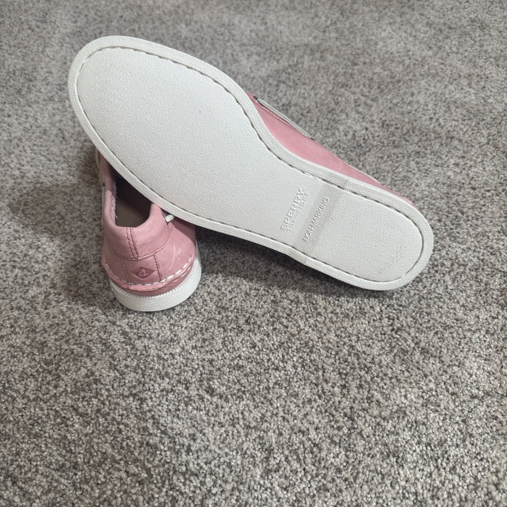 Sperry MENs Light Pink Top-Siders - Picture 4 of 5